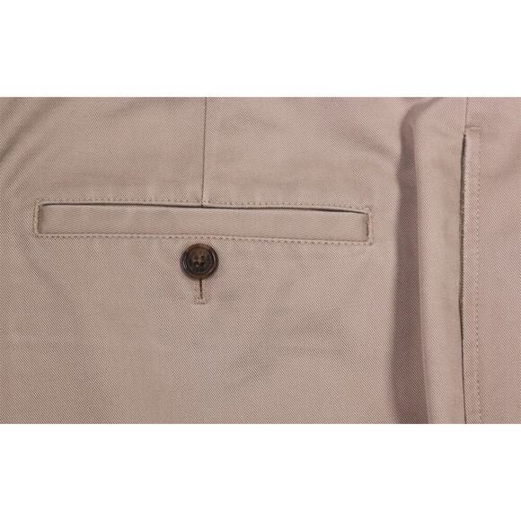 Brooks Brothers Advantage Chino * Lot of 2 * Khaki Flat Front Cotton Pants 38x30 - Picture 4 of 15